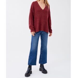 Urban outfitters red V neck sweater size large